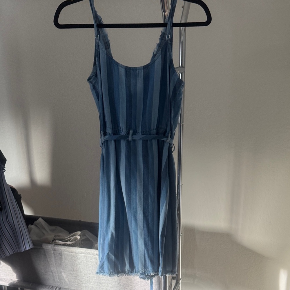 Bella Dahl Denim Blue Midi Dress - Picture 2 of 3